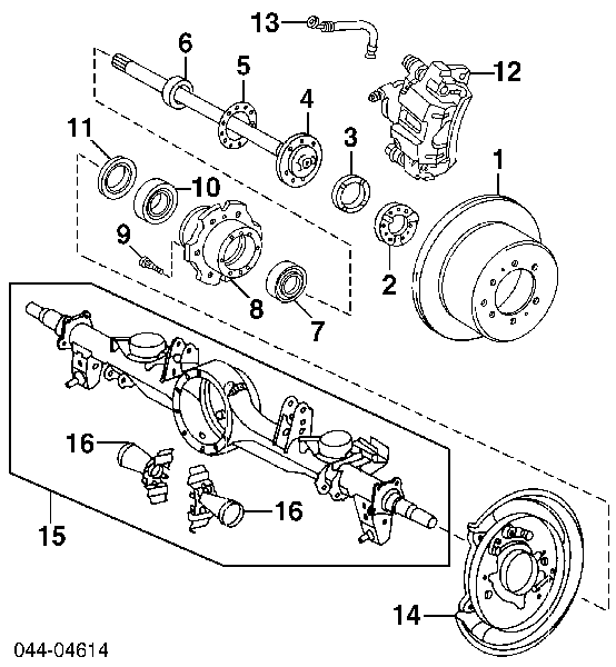 Piasta tylna KLTTY098 NTY