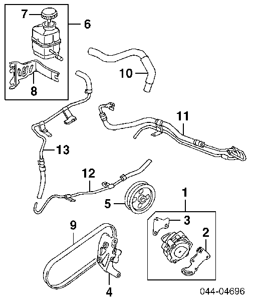 9008091205 Toyota pas napędowy mechanizmów