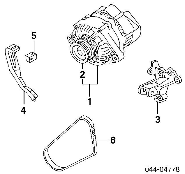 270601508084 Toyota alternator