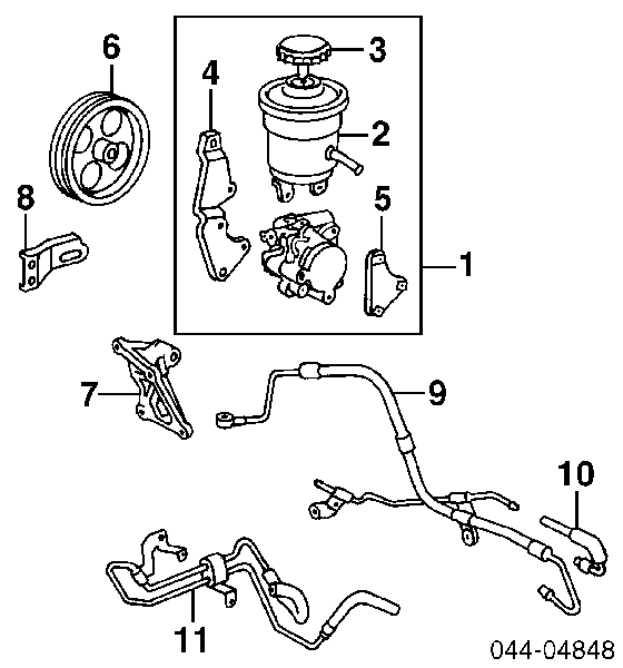 Pompa wspomagania hydraulicznego kierownicy S5081002 Polcar