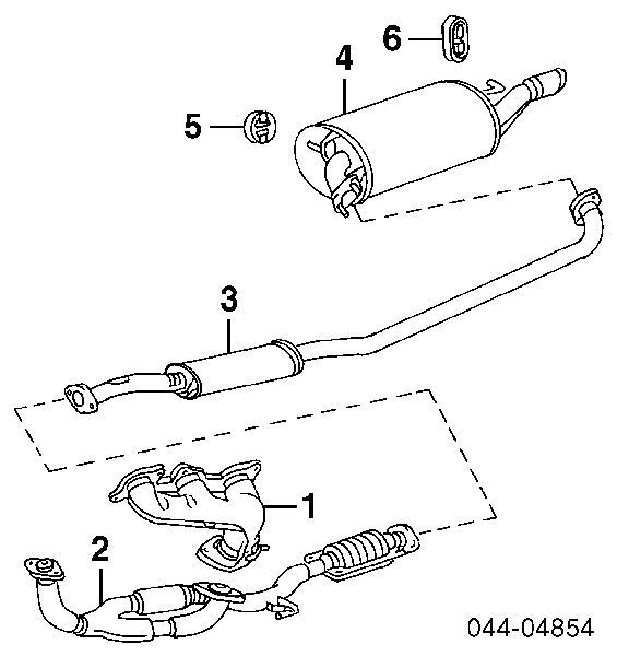 Poduszka mocowania tłumika 1756574280 Toyota