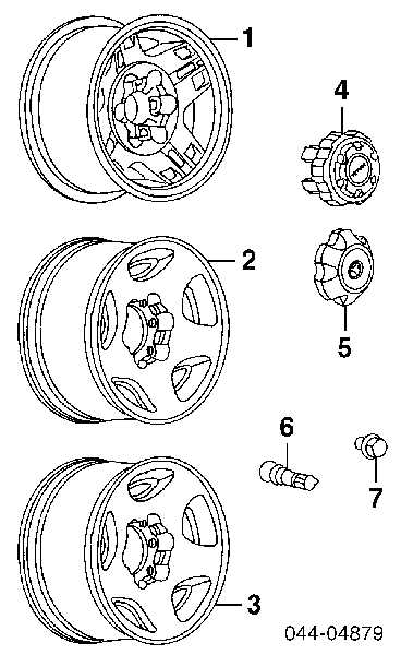 9094201077 Toyota Nakrętka koła