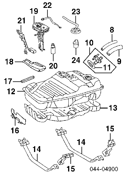 2322043070 Toyota pompa paliwa elektryczna zanurzeniowa