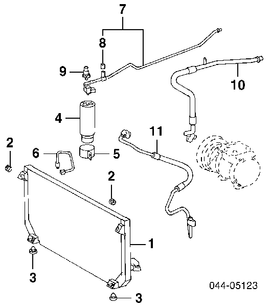 8846002050 Toyota Chłodnica klimatyzacji