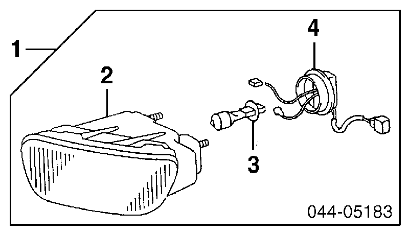 Żarówka lampy przeciwmgielnej do Toyota Hiace IV H1, H2