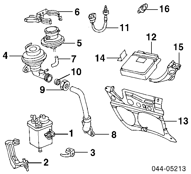 Czujnik stukowy (czujnik spalania stukowego) Lexus GS 300 (S147)