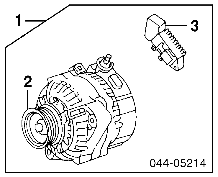 Regulator alternatora (przekaźnik ładowania) IN441 WAI