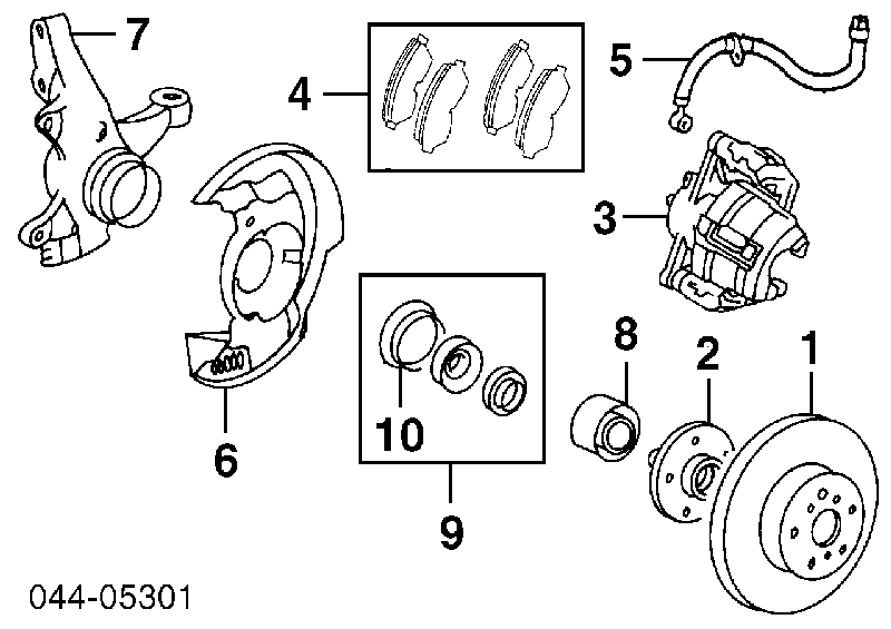 Tarcza hamulcowa przednia PB2344 Starline