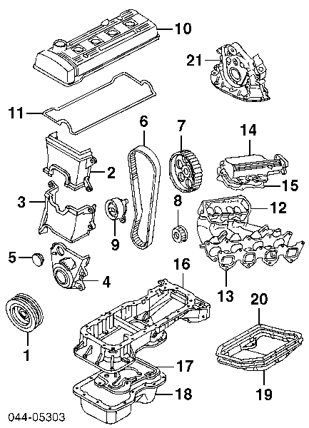 13568-16070 Toyota pasek rozrządu