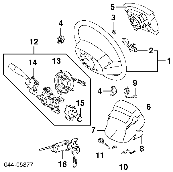 846300C010 Toyota wahacz zawieszenia przedniego dolny lewy