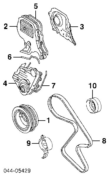 Pasek rozrządu Toyota Picnic (XM1)