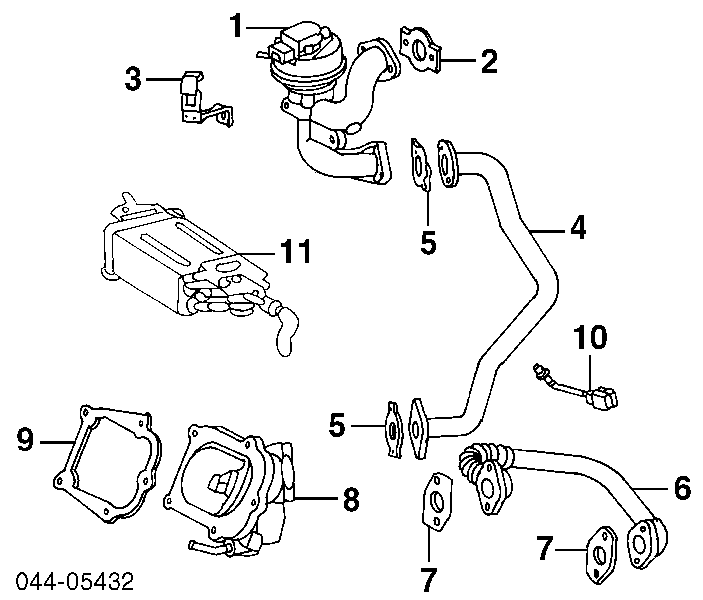 Zawór egr Toyota Camry