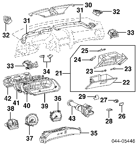Czujnik prędkości Toyota Picnic