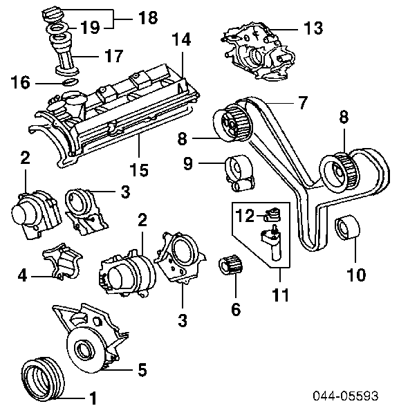 1356809070 Toyota pasek rozrządu