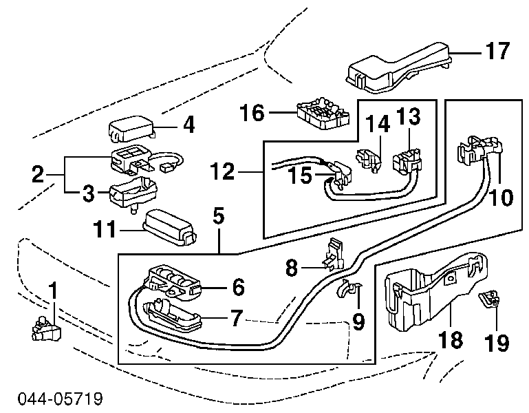 Czujnik temperatury zewnętrznej Toyota RAV4 3 (A3)