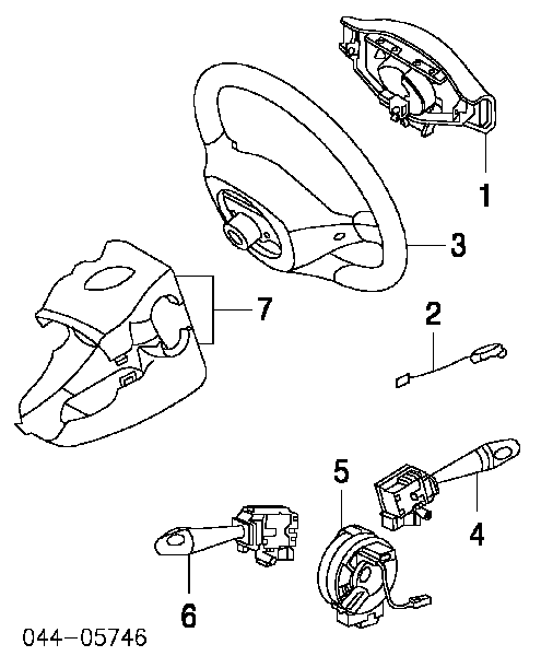 8414052020 Toyota przełącznik zespolony lewy