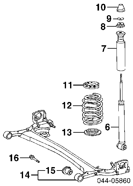 4825752010 Toyota pierścień gumowy sprężyny tylnej górny