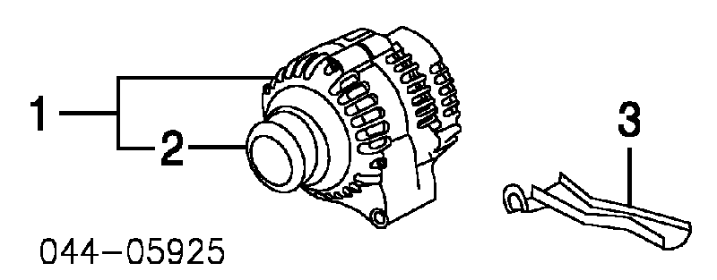 270600D110 Toyota alternator