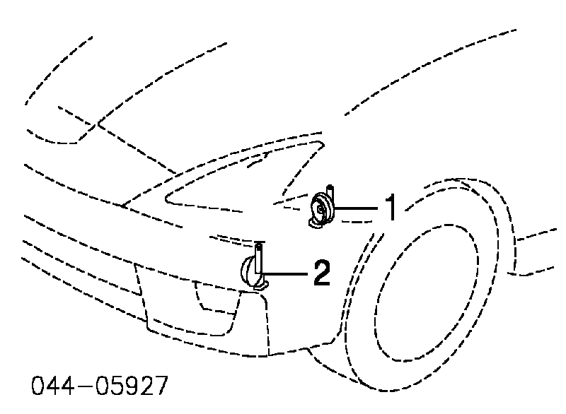 8652020300 Toyota Sygnał dźwiękowy (klakson)