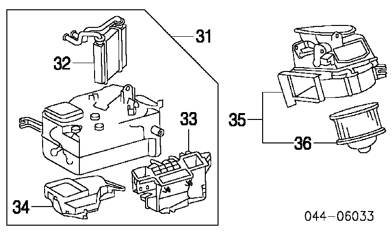 8710317040 Toyota silniczek wentylatora nagrzewnicy (ogrzewacza wnętrza)