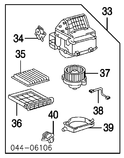 Filtr kabiny Toyota Land Cruiser PRADO ASIA (J12)