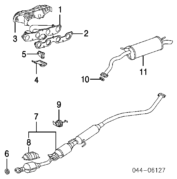 1745123010 Toyota uszczelka tłumika montażowa