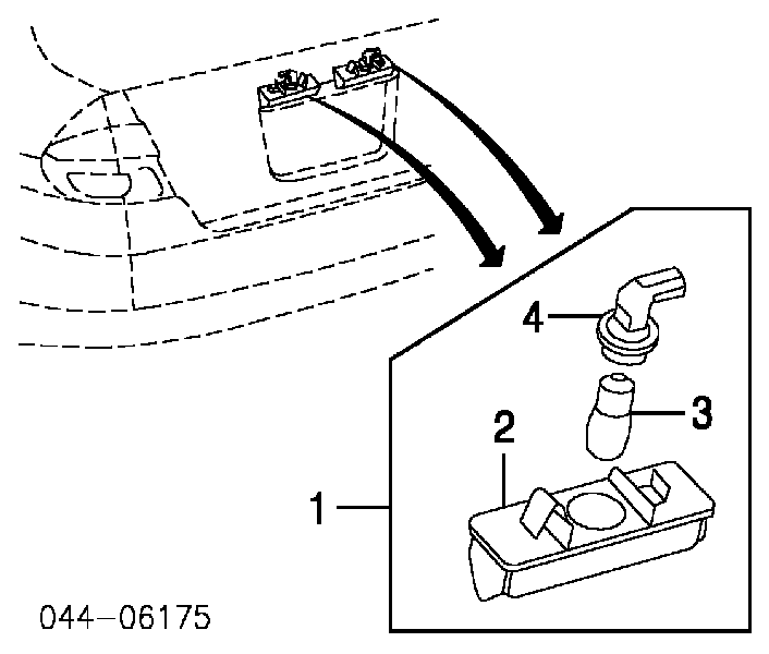 8127030290 Toyota Lampa oświetlenia tylnej tablicy rejestracyjnej
