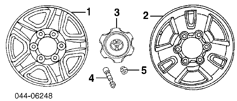 9094201095 Toyota Nakrętka koła