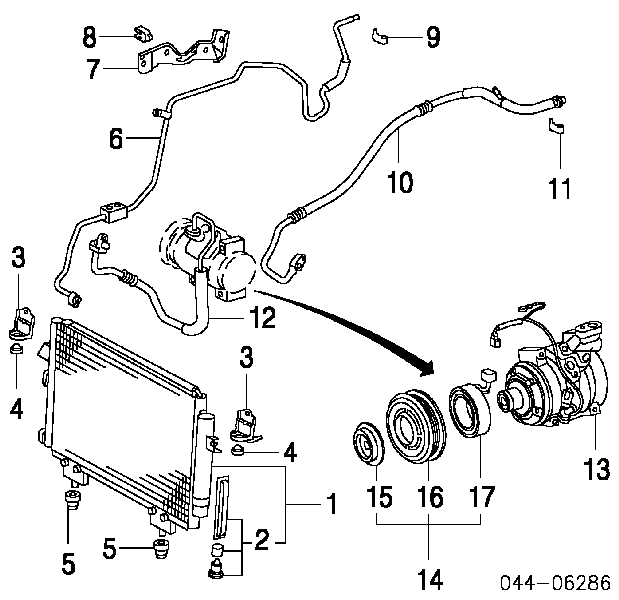 883204208084 Toyota sprężarka klimatyzacji