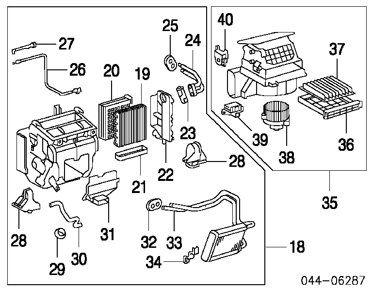 Chłodnica nagrzewnicy (ogrzewacza) CLD6007 Cooldog