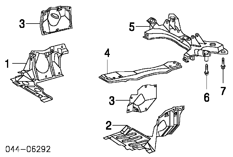 Korpus osi przedniej ZRZTY001 NTY