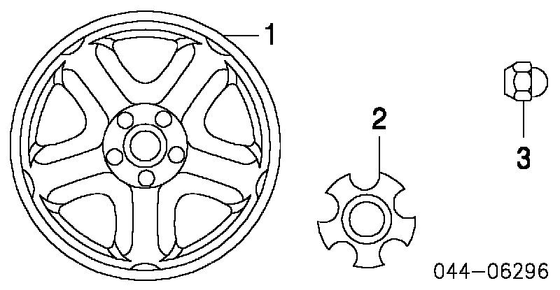 4260342060 Toyota kołpak do obręczy koła