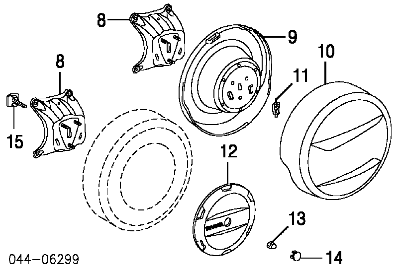 6477142070 Toyota Kołpak do obręczy koła