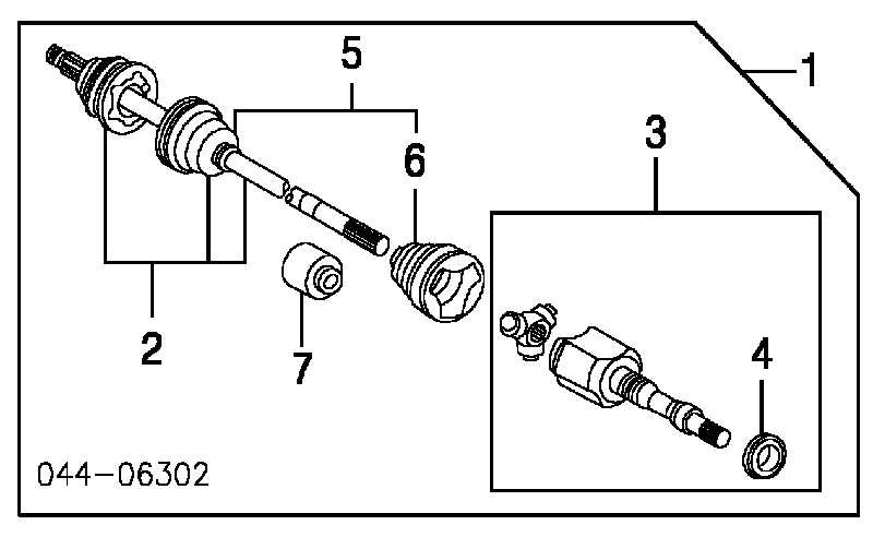 4341042060 Toyota półoś napędowa przednia prawa