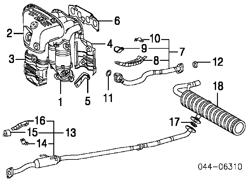 Tłumik, tylna część BS228467 Bosal