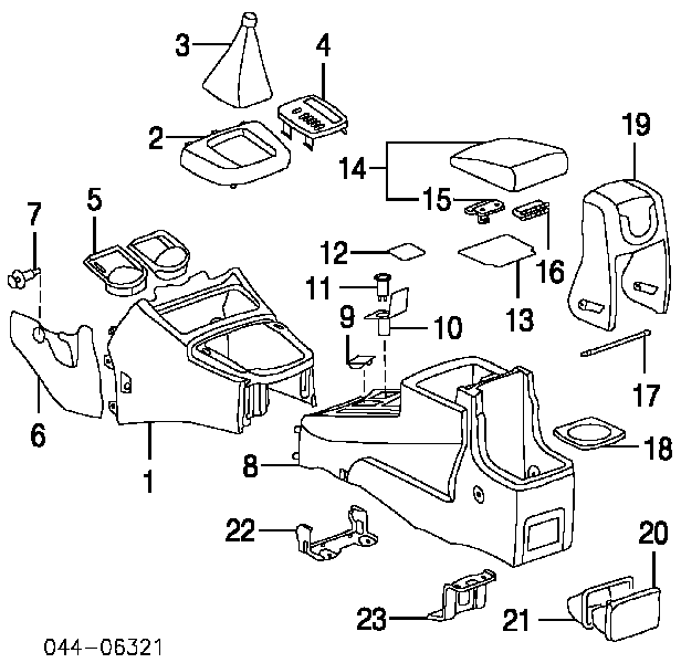 5890142020B0 Toyota Podłokietnik konsoli środkowej