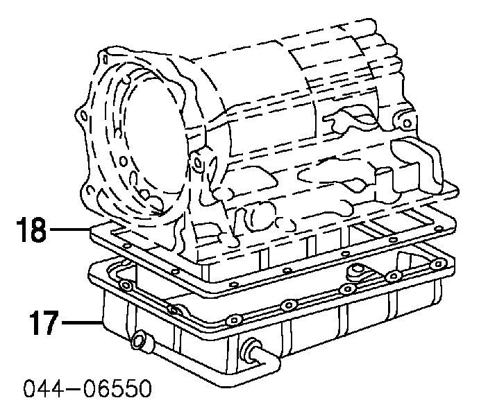 3516822011 Toyota Uszczelka miski automatycznej/mechanicznej skrzyni biegów