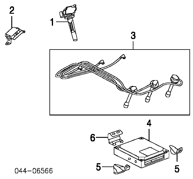 Cewka zapłonowa Toyota 4 Runner (N130)