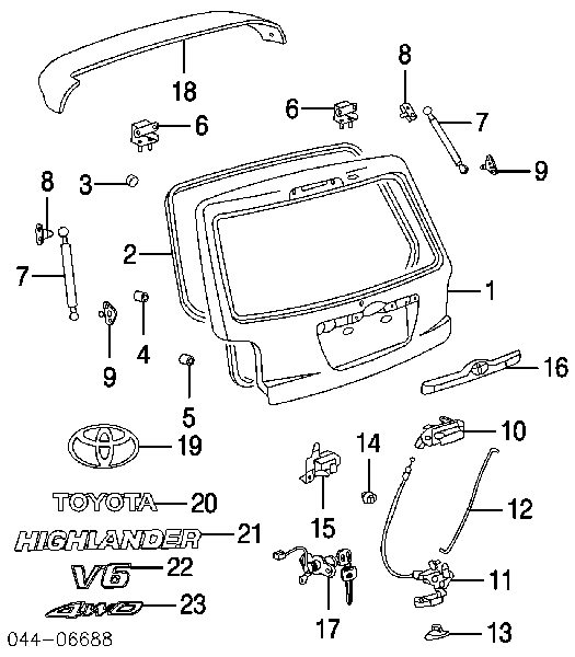 Osłona chłodnicy kompletna (panel mocowania reflektorów) Toyota 9054109069 cena, od 6,89 USD