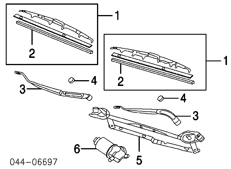 8521450120 Toyota gumka pióra wycieraczki szyby kierowcy