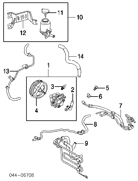 4431048030 Toyota pompa wspomagania hydraulicznego kierownicy