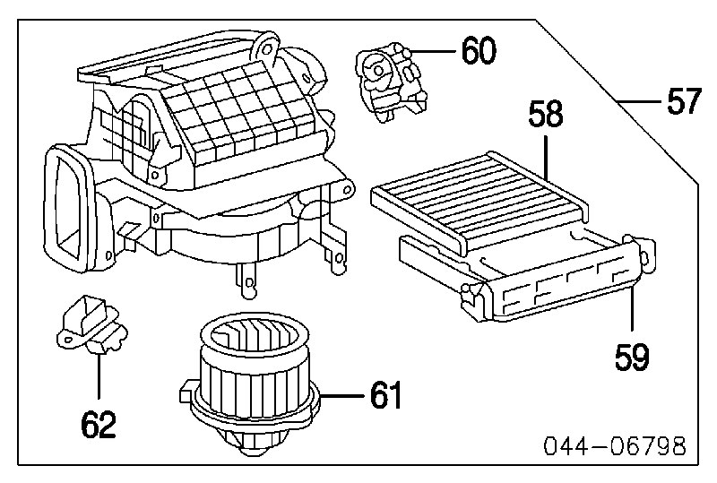 8888041010 Toyota filtr kabiny