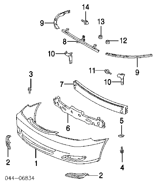 Zderzak przedni Toyota 5211933924 cena, od 137,36 USD