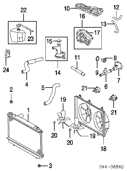 1627120020 Toyota uszczelka pompy wodnej