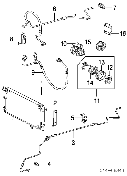 Osuszacz klimatyzacji Honda Jazz (GD, GE)