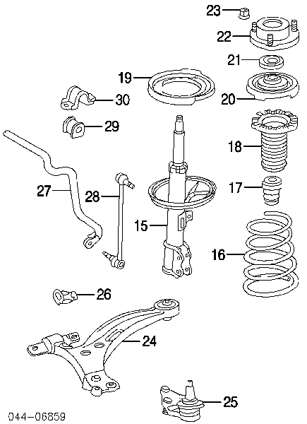 4806806070 Toyota wahacz zawieszenia przedniego dolny prawy