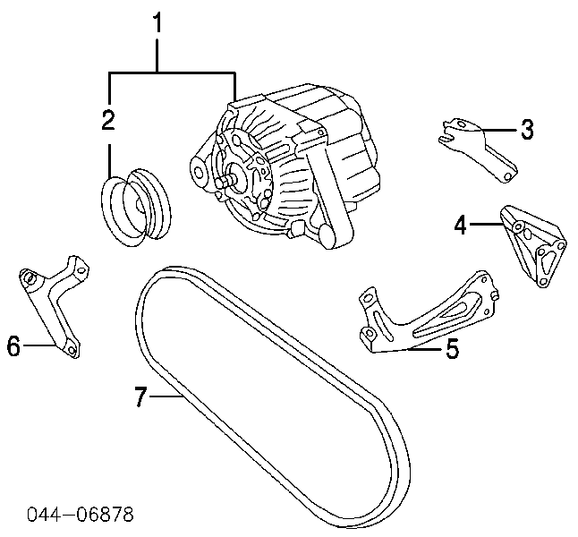 993662104083 Toyota pas napędowy mechanizmów