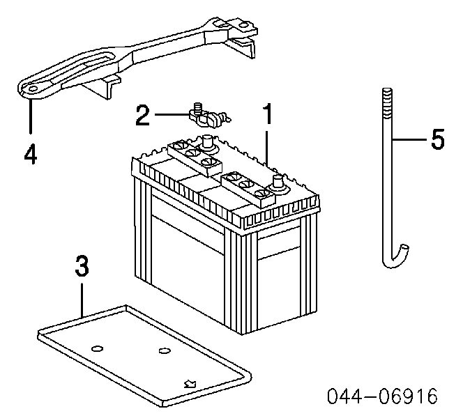 8267560020 Toyota Klema akumulatora