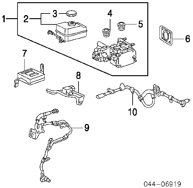 8954360010 Toyota czujnik abs przedni lewy