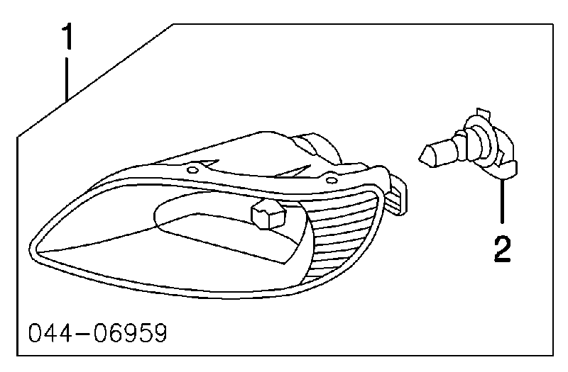 81210AA010 Toyota lampa przeciwmgielna prawa